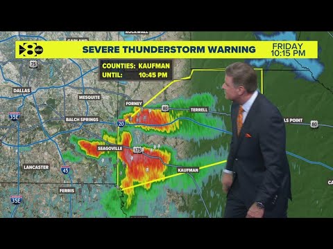 DFW Weather: Severe Thunderstorm Watch until midnight in North Texas ...