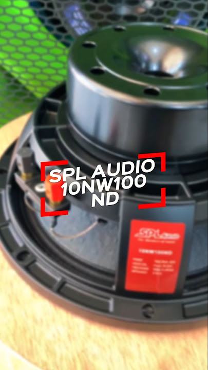 Speaker SPL AUDIO 10NW100ND #speaker #spl #splaudio #dirhamputra #dirhamputraelektronik #soundhoreg