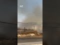 حرائق كثيفة في بنت جبيل اللبنانية حرائق كثيفة في بنت جبيل اللبنانية