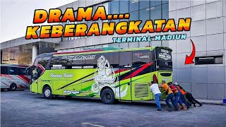 BEREBUT PENUMPANG‼️RESTU DAN POIN PARKIR BARENG🔥TERMINAL MADIUN