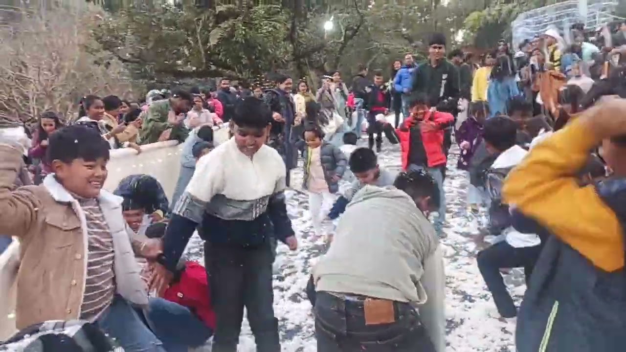 Meghalaya shillong 26 jan 2026 Snow fall festival