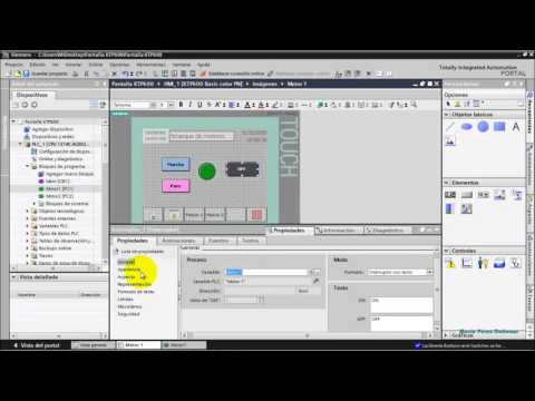 WinCC TIA PORTAL 5/12: Elementos Botón e interruptor (WinCC Basic)