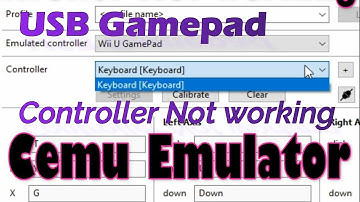 USB Gamepad Controller Not working in Cemu Emulator
