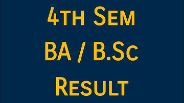 4th Sem BA/B.Sc Result| Calicut University