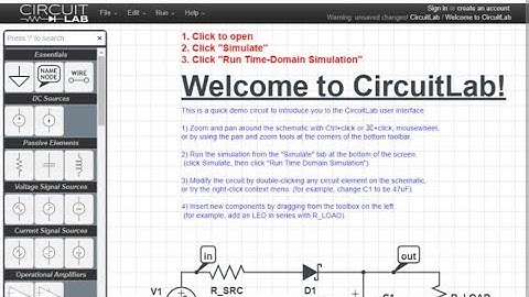 Getting Started with CircuitLab full details in Telugu