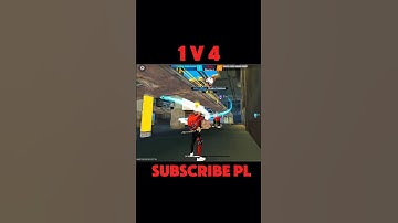 Cs Ranked 😱 1V4 Easy clutch 👿 #shorts #freefire #ytshorts