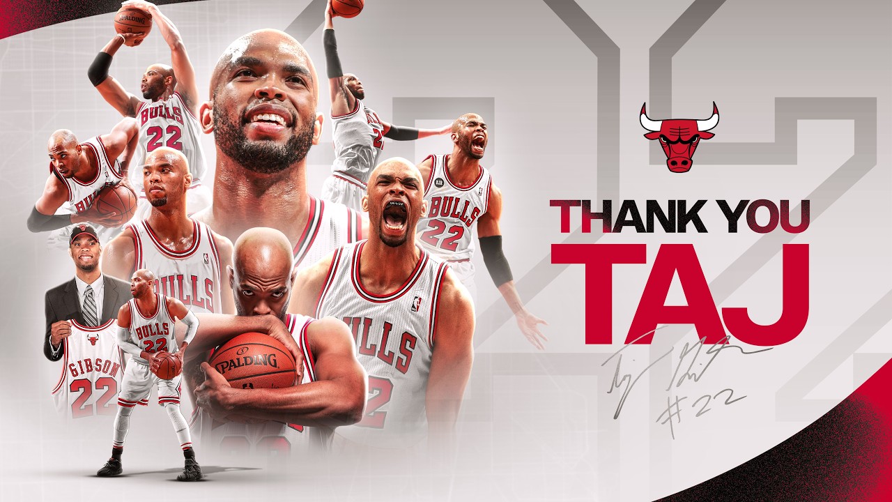 Bulls legends pay tribute to Taj Gibson