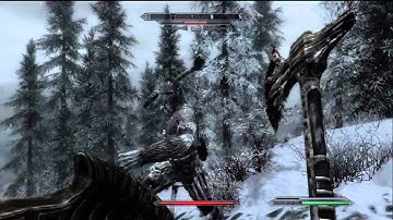 Skyrim Giant Killed - Melee Combat