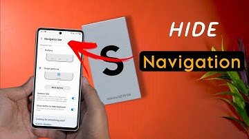 Samsung Galaxy S21 FE - How to Hide Navigation Button | Samsung S21 FE 5G me Side Back Kaise Kare