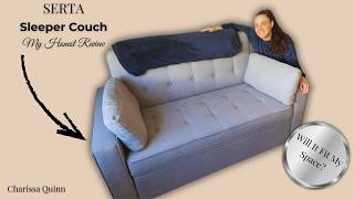 Will This Sleeper Loveseat Fit Your Space Serta Ainsley in My 1-Bed Apartment