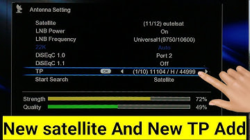 How To Add New Satellite Or New TP In DD Free Dish MPEG-4 Set Top Box Kaise add kare, | mbfreedish