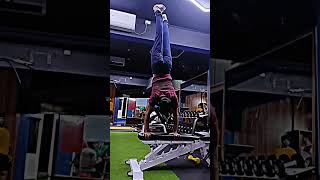 bro's training to defeat the gods 🥶 #calisthenics #shorts #handstand #ytshorts