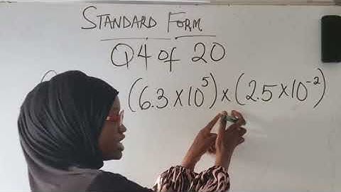 Q4 of 20 on STANDARD FORM. Kindly drop your answer in the comment section