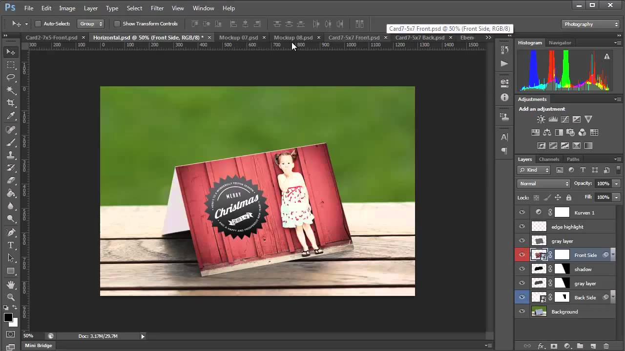 Editing Greeting Card Mockups How to YouTube