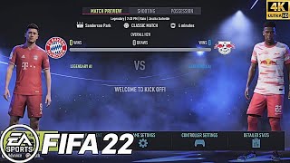 FIFA 22 - Bayern Munchen vs. RB Leipzig | CPU Simulation (PS5 4K)