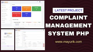 Complaint management system project in php | Complaint management software | PHP Source Code screenshot 2