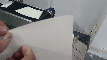 Paper Card Labeling Machine Testing Video 3