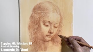 Copying Old Masters 25/Portrait Drawing/Leonardo da Vinci 模写25