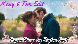 Mary Bennet and Tom Hayward | Paper Rings by Taylor Swift | The Other Bennet Sister love story edit