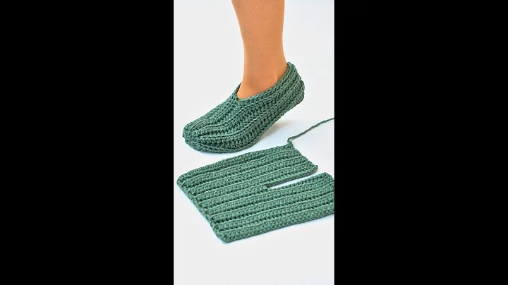Easy crochet slippers for beginners Miarti🧶