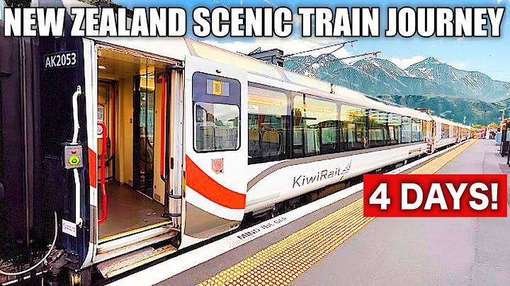 🇳🇿4 DAYS on New Zealand’s First Class Train Journey (Auckland→Christchurch) | Kiwi Rail