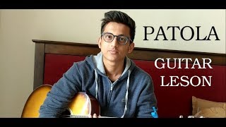 Patola Guru Randhawa Simple Guitar Lesson In 2 Minutes.