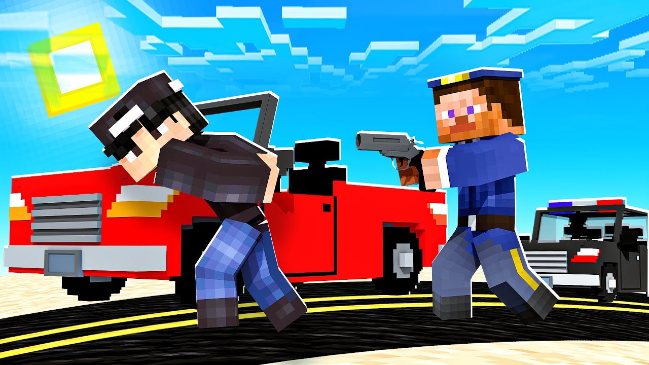 I Was Pulled Over in Minecraft... THEY ARRESTED ME!