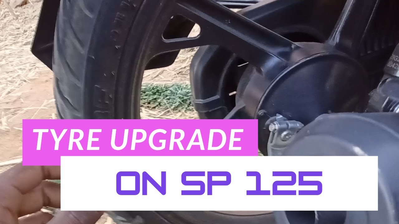 90/90 - 18" Tyre upgrade on honda Sp 125 bs6