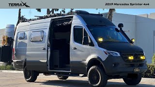 ADVENTURE VAN FOR SALE! Mercedes Sprinter Van For Sale   2019 170 4x4 Built By Terra X