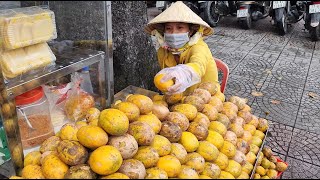 Delicious Mouth Watering Hog Plum Fruit of Vietnam | Amazing Cutting Skills | Vietnamese Street Food