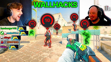 FLUSHA WITH CHEATS vs. 5 FACEIT LEVEL 10s (1v5)