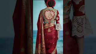 "Aag Laga Degi Ye Back Designs! Simple Saree Ko Bhi Banao Super Hot."#blouse #fashion #latest #short
