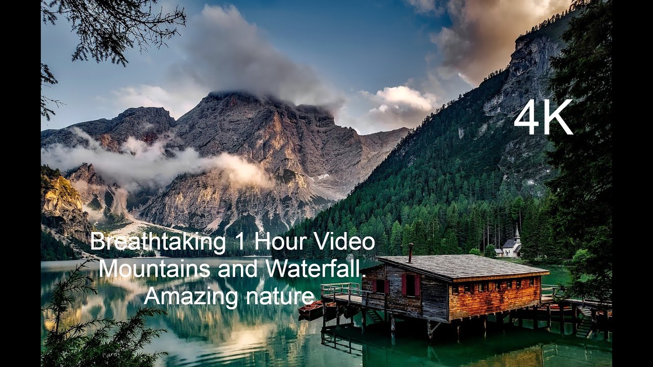 1 Hour of Amazing 4k Nature Scenery & Relaxing Music for Stress Relief ...