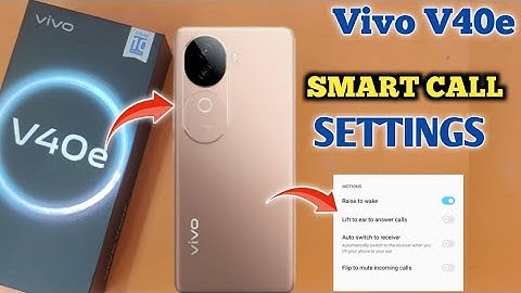 How To Enable Smart Call Setting in Vivo V40e | Vivo V40e में Smart Call Setting कैसे On करे