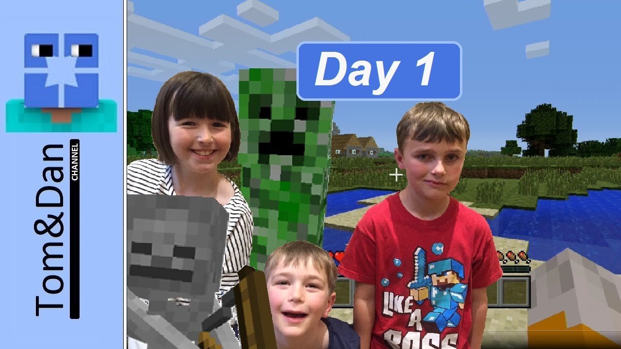 Minecraft - Diamond Survival Challenge - Day 1 - YouTube