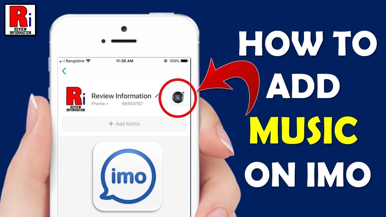 How To Add Music On Imo New Feature