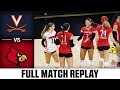 Virginia vs. Louisville Full Match Replay | 2025 ACC Volleyball