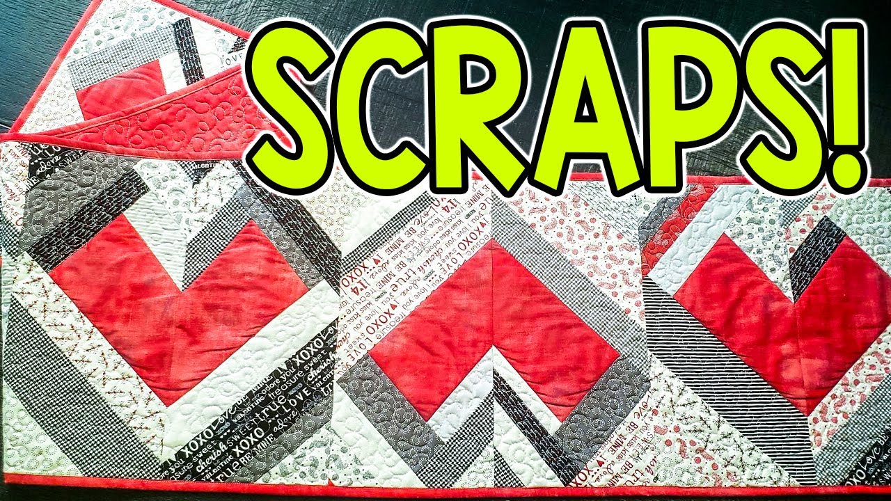 БЕСПЛАТНО | Улучшенные блоки для сердца от Scrap Buster | Закончите одеяло за день! |