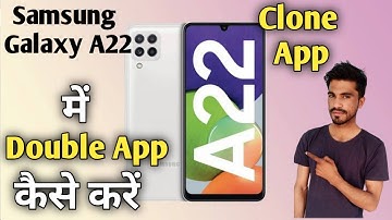 Samsung Galaxy A22 Dual App | How To Clone App in Samsung Galaxy A22 | @akstech4u