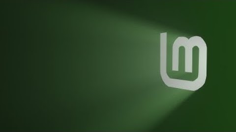 I created a Windows 10 themed Linux Mint wallpaper in Blender