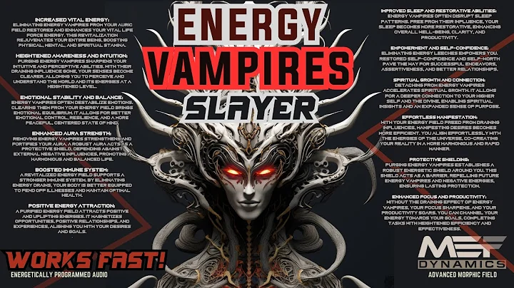 Energy Vampire Slayer (SO POWERFUL!)