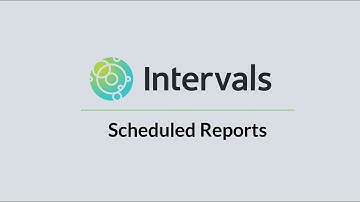 Scheduled Reports