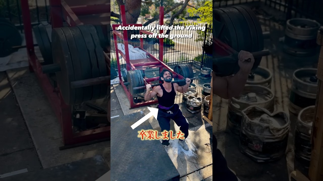 ㊗️520万回再生🎉㊗️ 人類を卒業した男#筋トレ