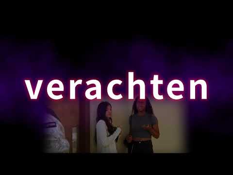 Video: At bedeutet verachten?