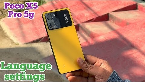 Language Change In Poco X5 Pro 5G, Language Setting In Poco X5 Pro 5G, How To Change