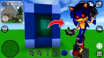 How to Make PORTAL to SONIC.EXE in MINI BLOCK CRAFT 3D