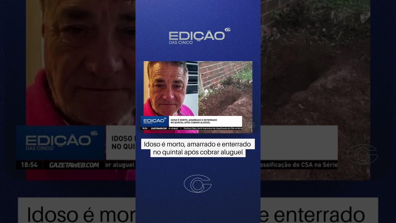 Idoso é morto, amarrado e enterrado no quintal após cobrar aluguel