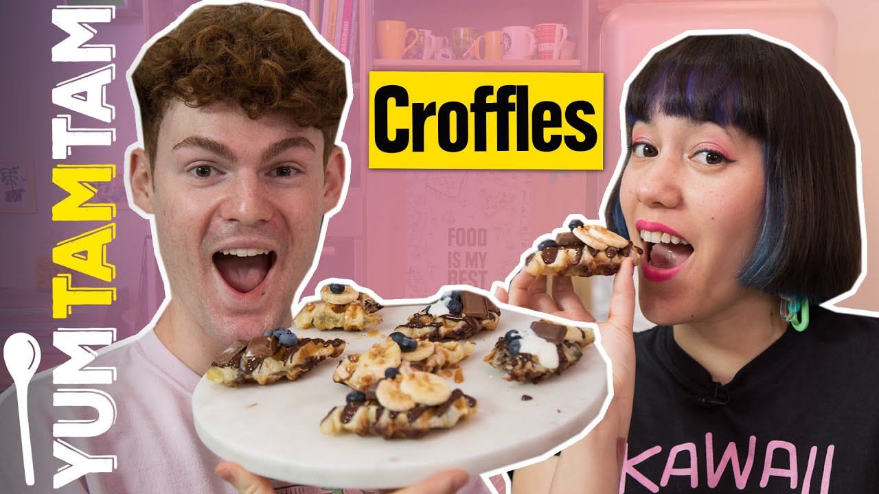 Croffles aus dem Waffeleisen I Leckeres Gebäck zubereiten