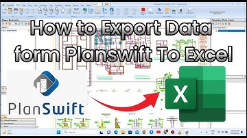 How to Export Estimation Data From Planswift To Excel