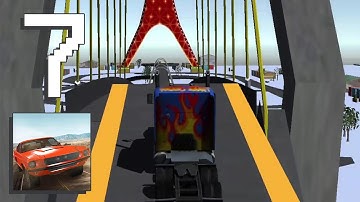 Stunt Car Jumping Level 10 - Gameplay Walkthrough [Android, iOS Game] [part 7]